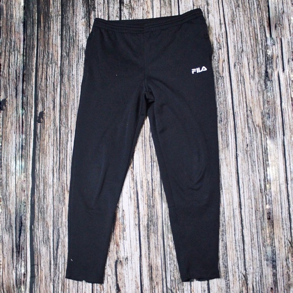 Fila Other - Fila Black Skinny Joggers With Ankle Zippers